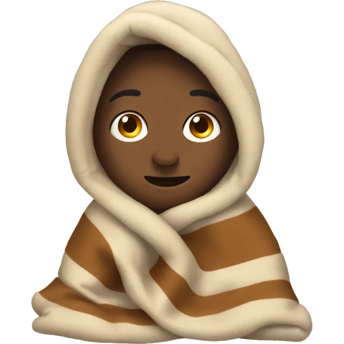 Cozy blanket emoji