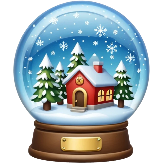 snow globe emoji