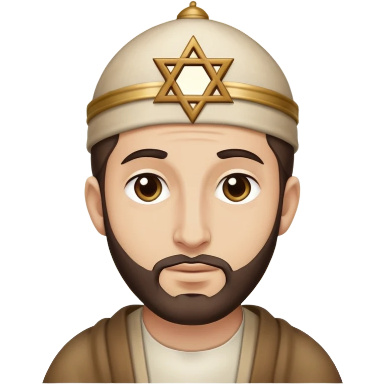 A man of the Jewish religion practicing his religion  emoji
