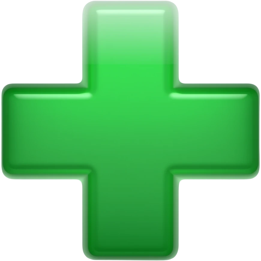 green pharmacy cross emoji emoji