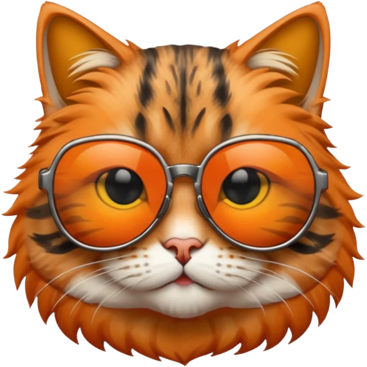 Cat wearing sunglasses emoji