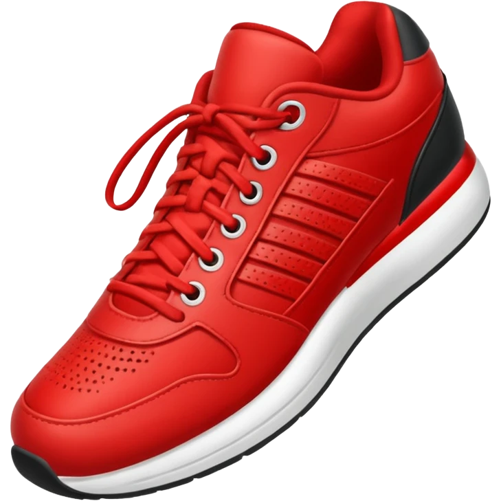 red sport shoe emoji