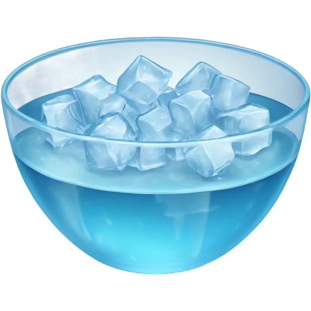Bowl of ice and water emoji