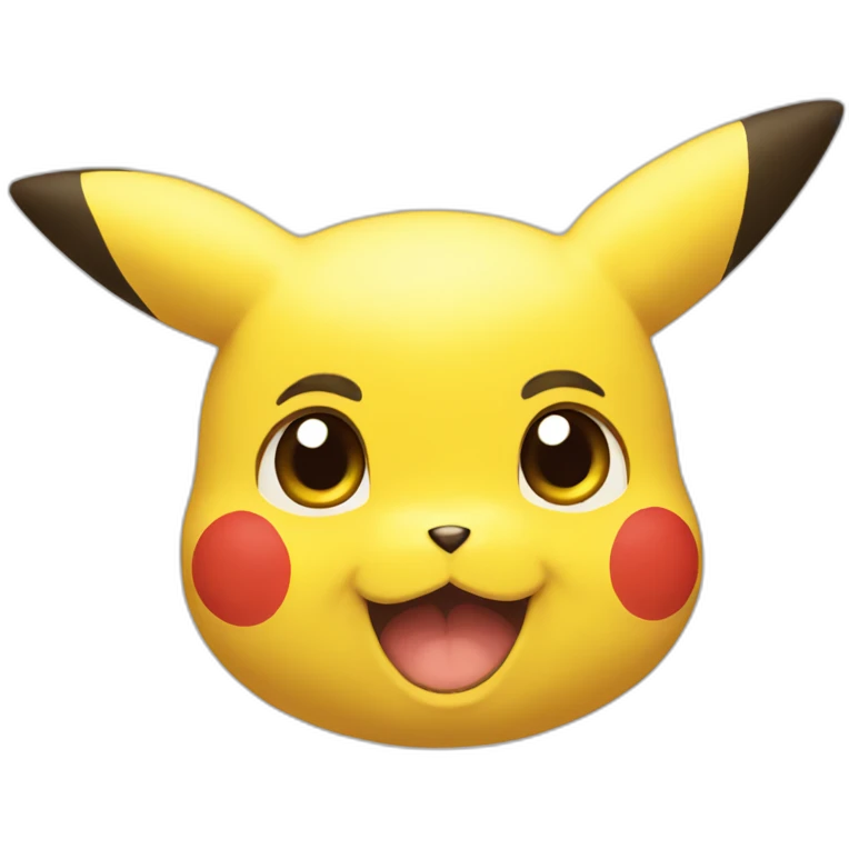 Pikachu visage emoji