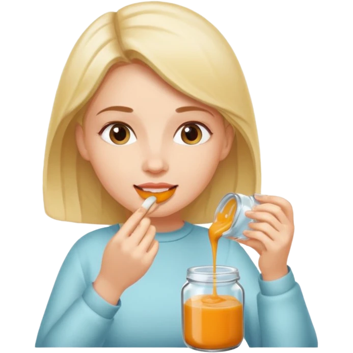 woman eating baby emoji