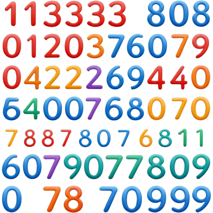 Numbers 100 emoji