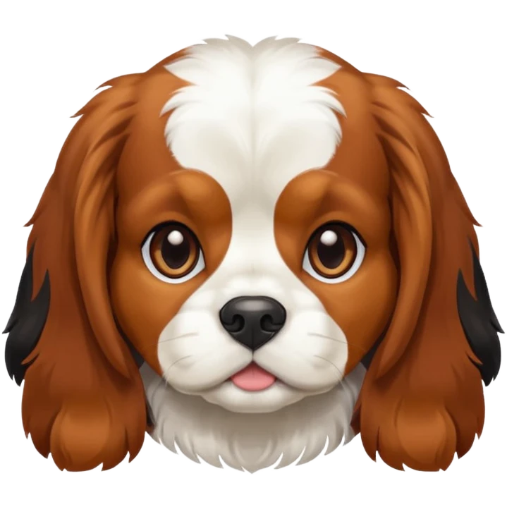 Cavalier king dog emoji