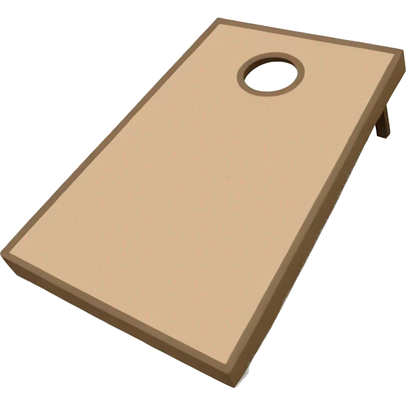 Beige cornhole  emoji
