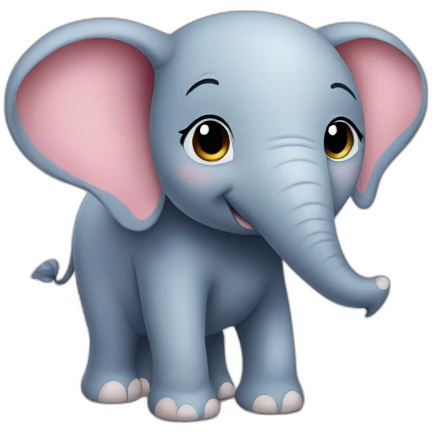 Cute elephant emoji