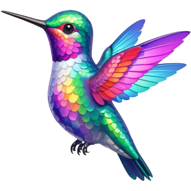 Hummingbird in love  emoji