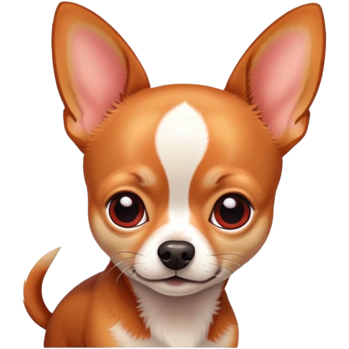 Chihuahua red emoji