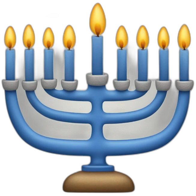 Menorah emoji