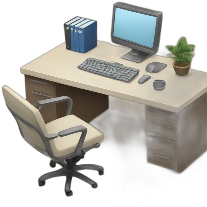 Office desk emoji