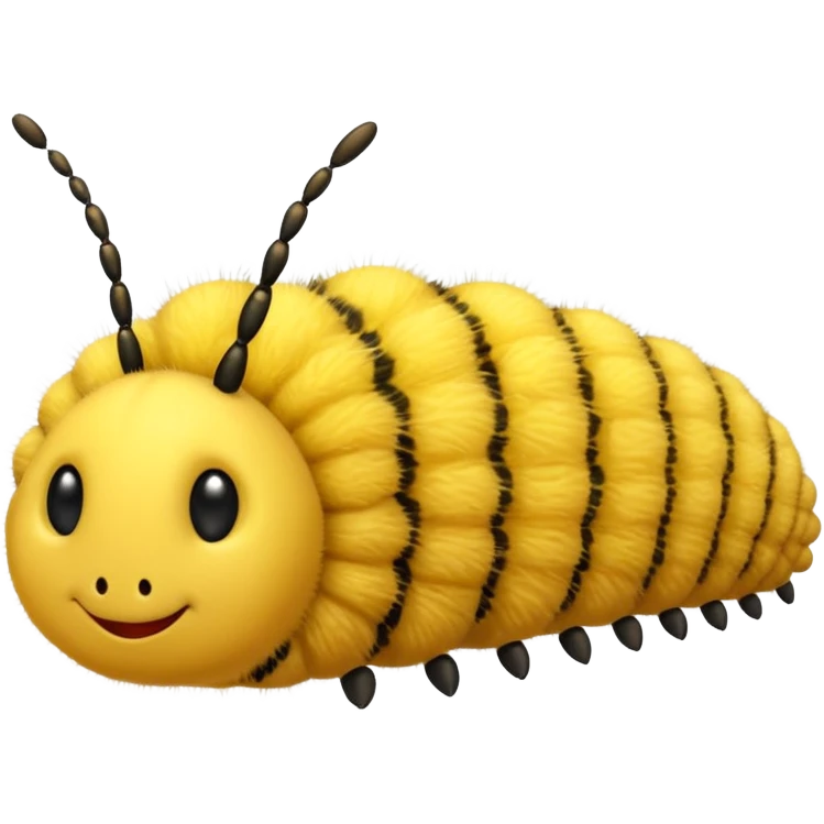 yellow caterpillar emoji