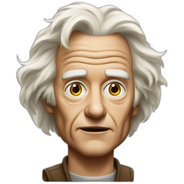 portrait Emmett Brown  emoji