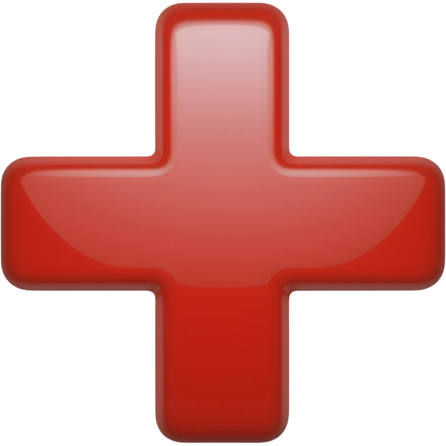 cruz roja emoji
