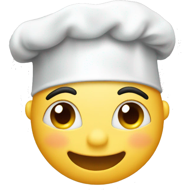 Kissy face with chef hat emoji