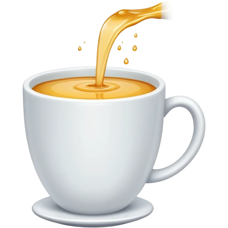 overflowing cup emoji