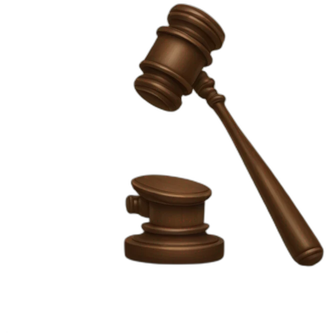 judge's gavel emoji
