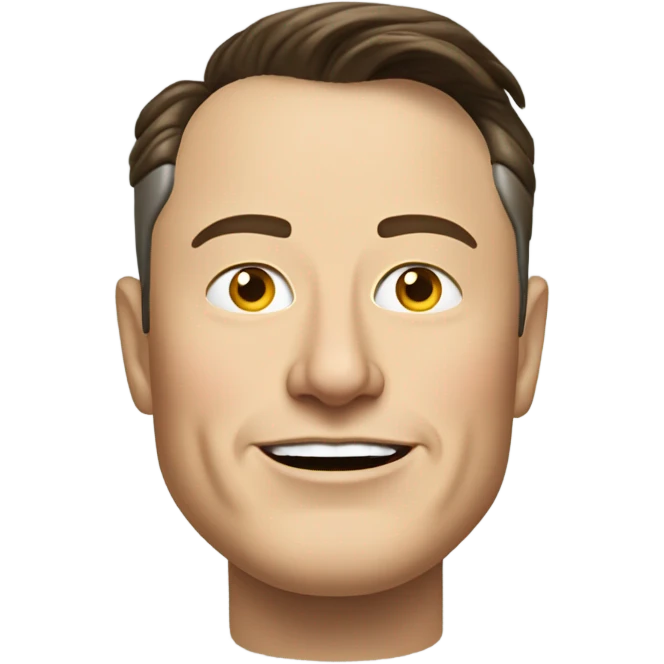 tête de Elon musk emoji