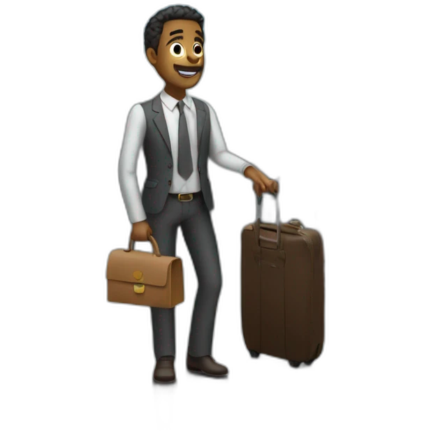 traveling salesman emoji