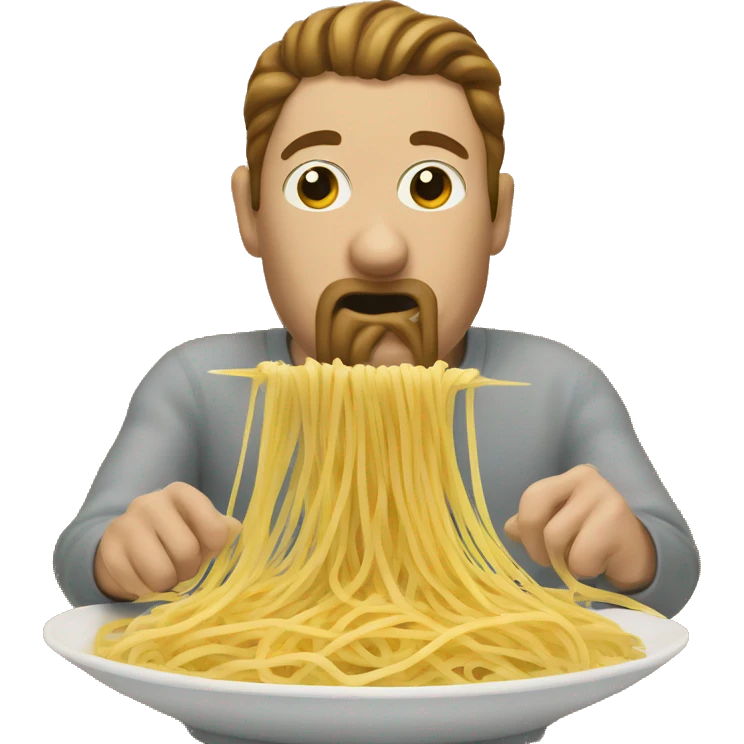 splitting spaghettis
 emoji