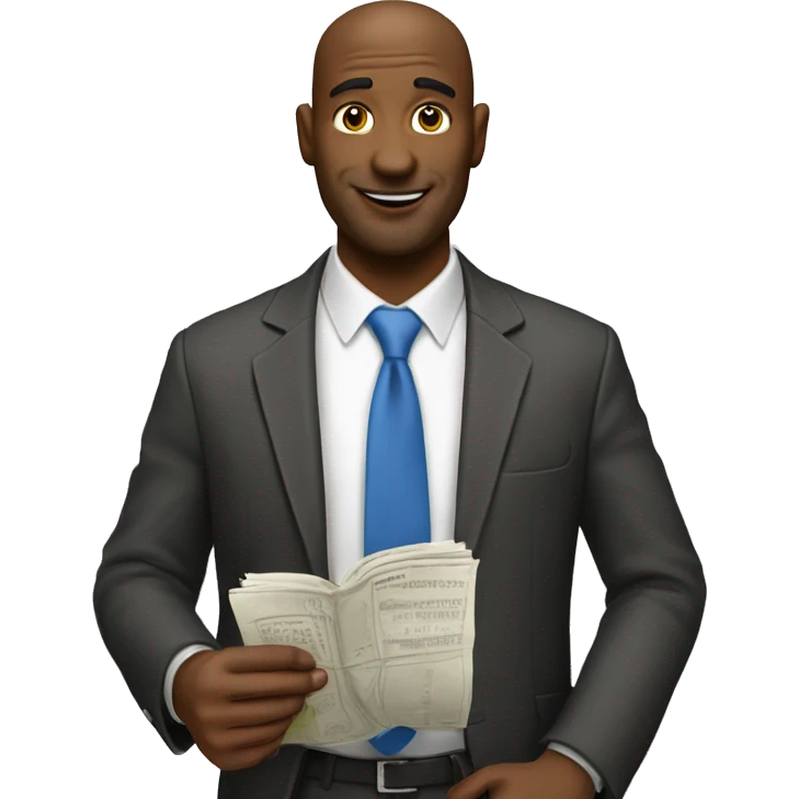 Bookie man emoji