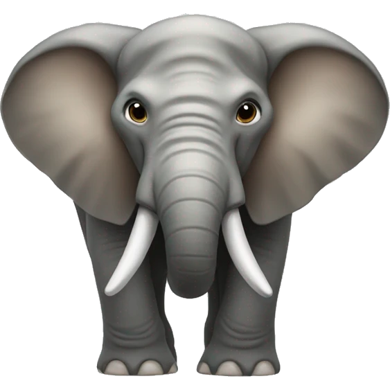 Three heads elephant emoji
