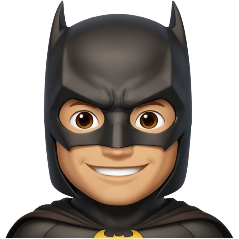 Smiling batman emoji