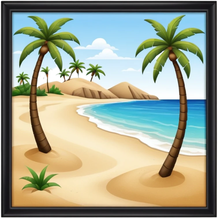 Beach emoji