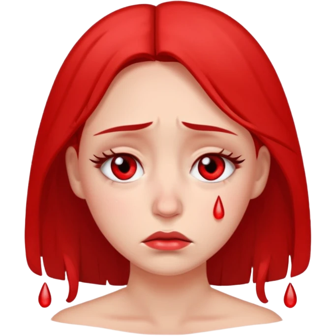 woman with tears emoji