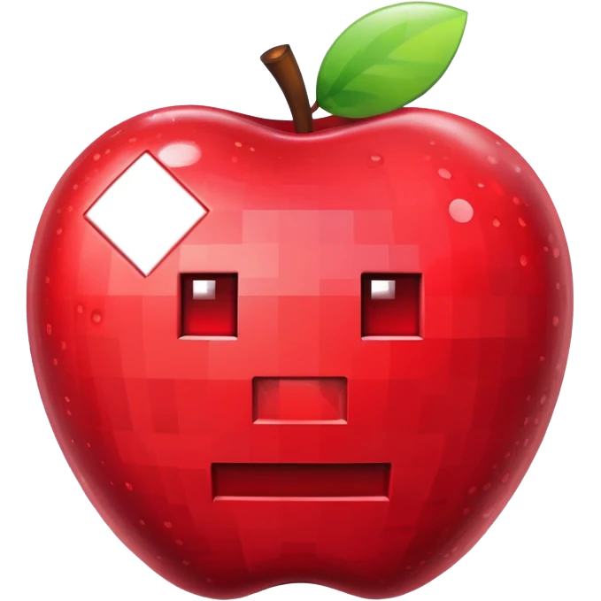 Minecraft apple emoji