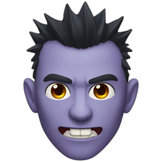 Spike-vampire emoji