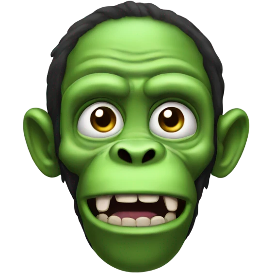 Acid monkey emoji