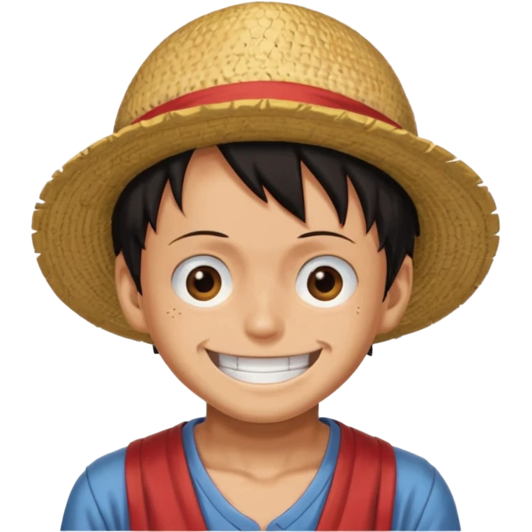 Luffy from one piece emoji