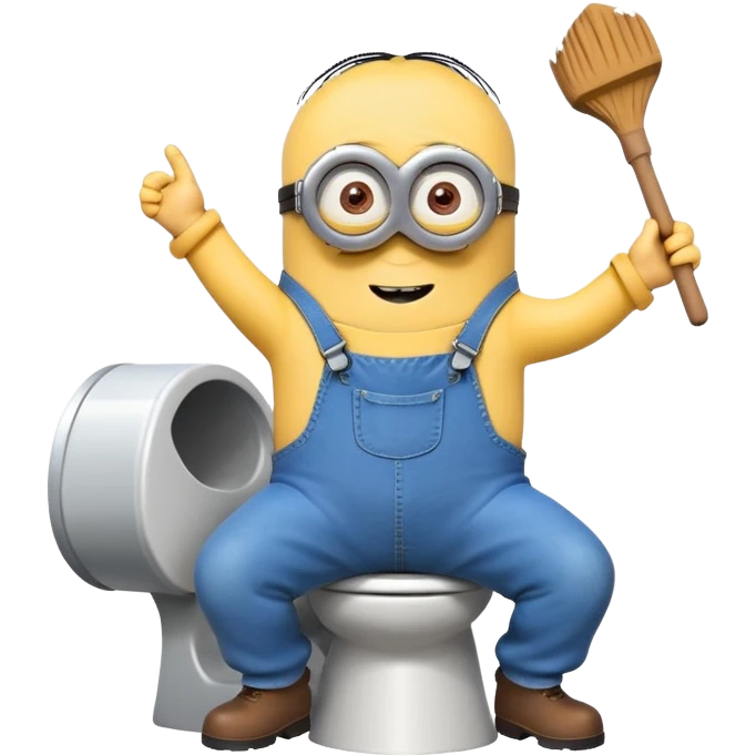 A minion pooping  emoji