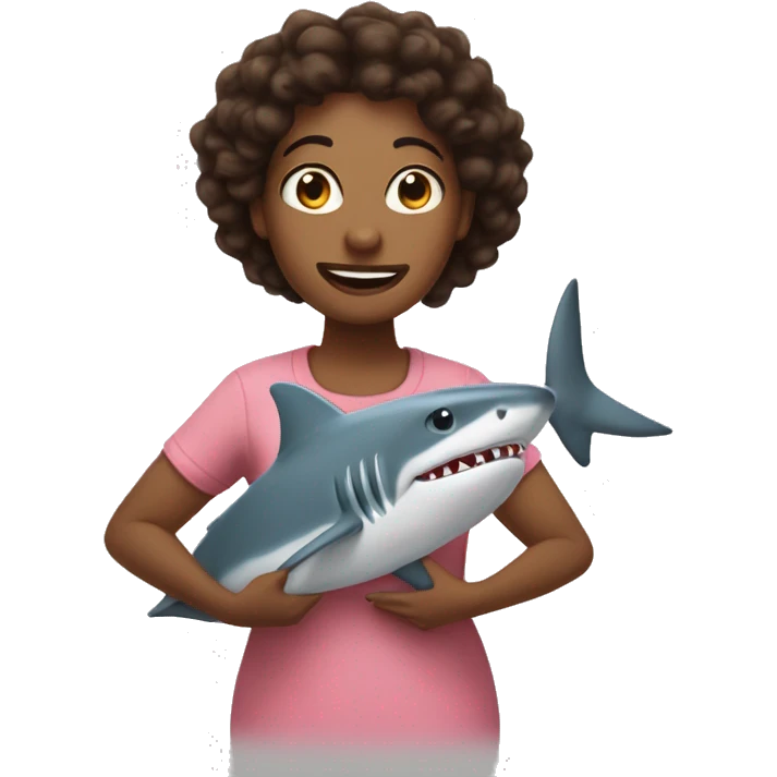 Mommy shark cansada emoji