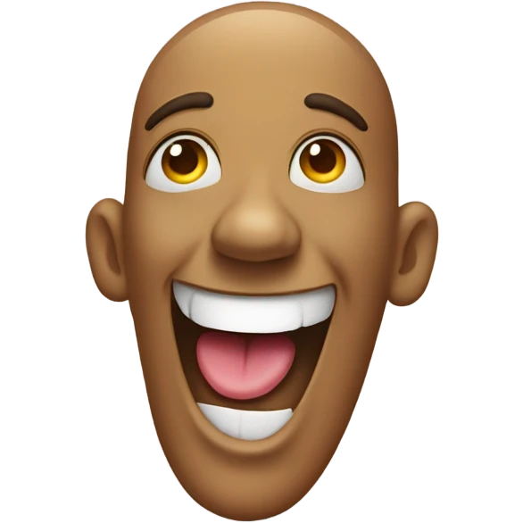 😛 this emoji with feet sticking out  emoji