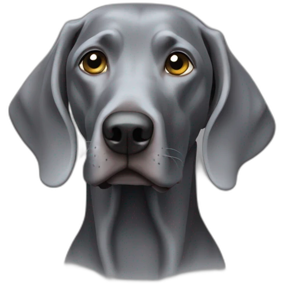 Dark-grey-Weimaraner emoji