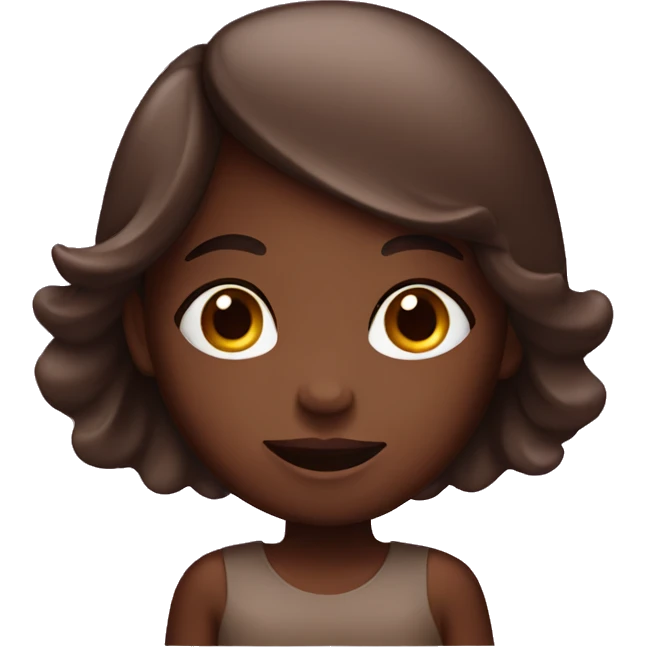 Chocolate girl  emoji