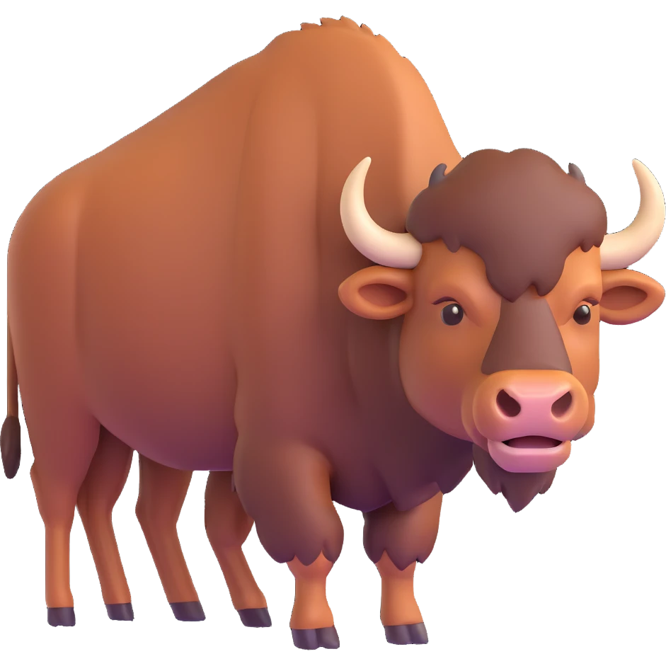 Bison emoji