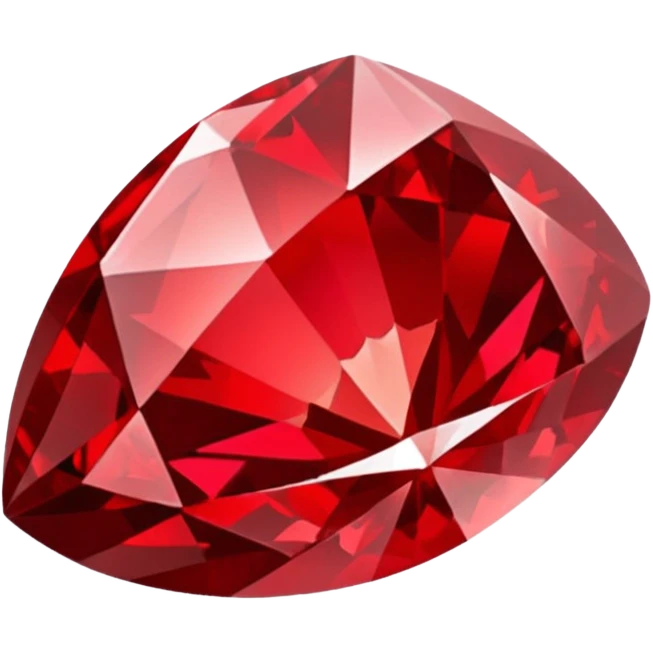 gem glitter red emoji