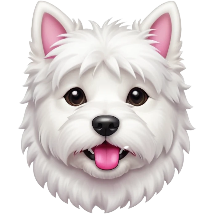 adorable west highland terrier dog emoji
