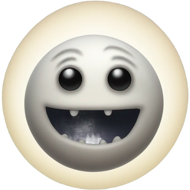 moon monster emoji