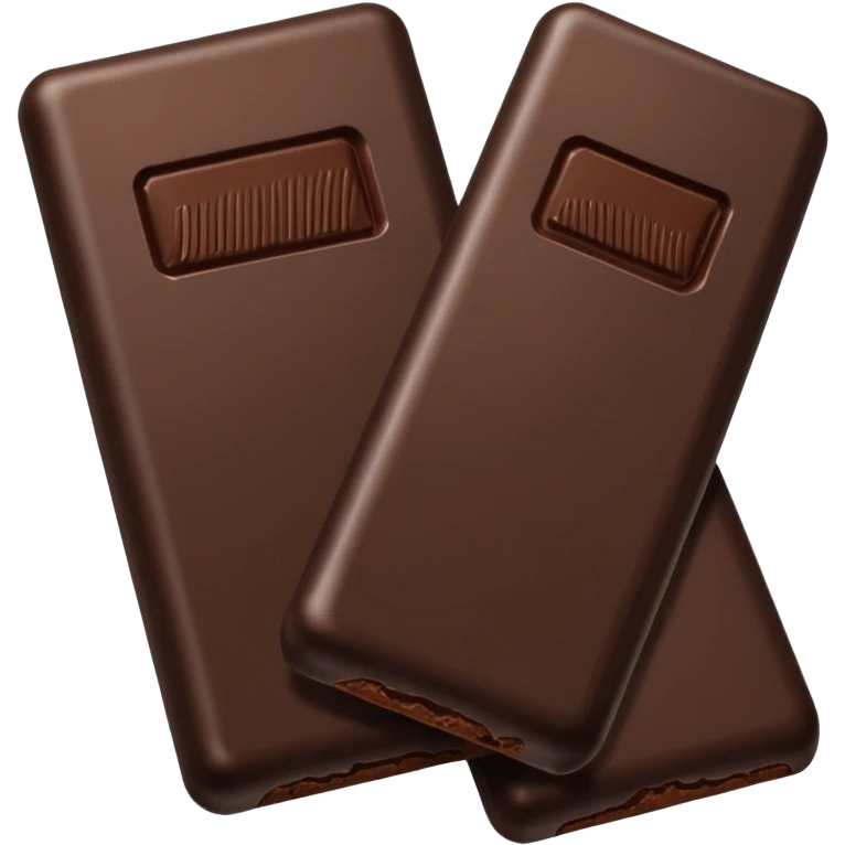 dark chocolate emoji