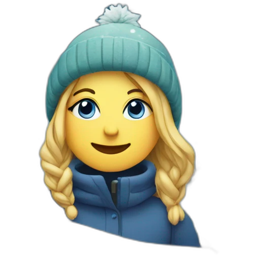 framed winter photo emoji