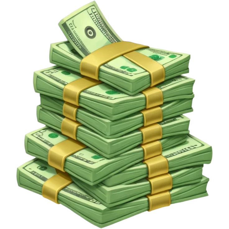 Falling value of the dollar emoji