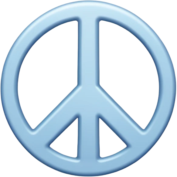 Peace sign emoji
