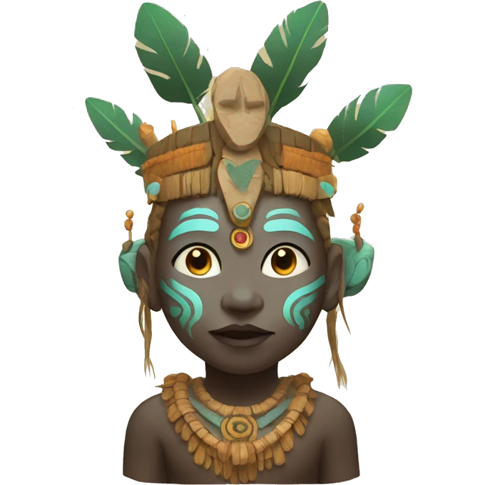 shaman ritual for sunny day emoji
