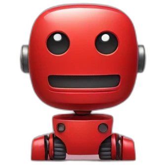 cute red robot emoji